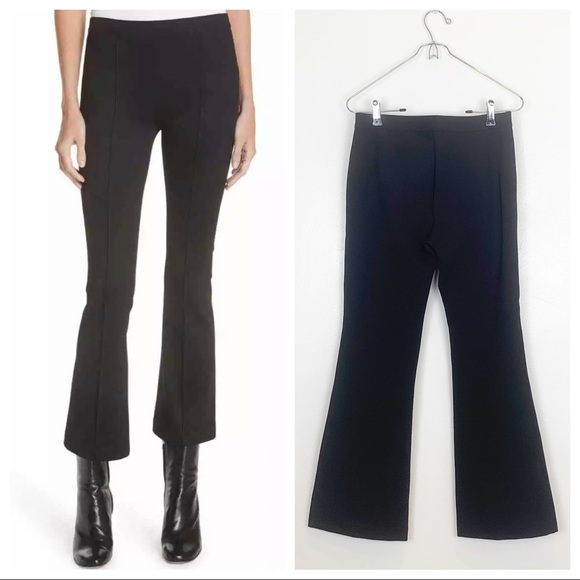 helmut lang cropped flare leggings